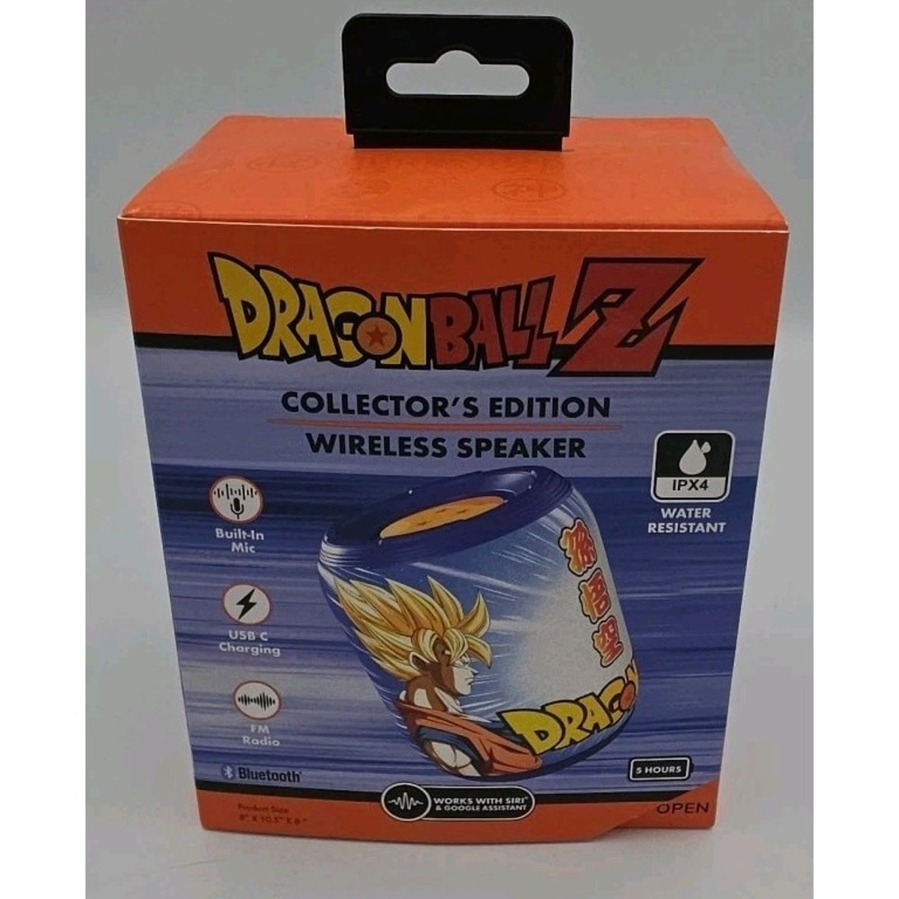 Dragon Ball Z Wireless Speaker with Built in Mic, and Radio!! NEW IN BOX
